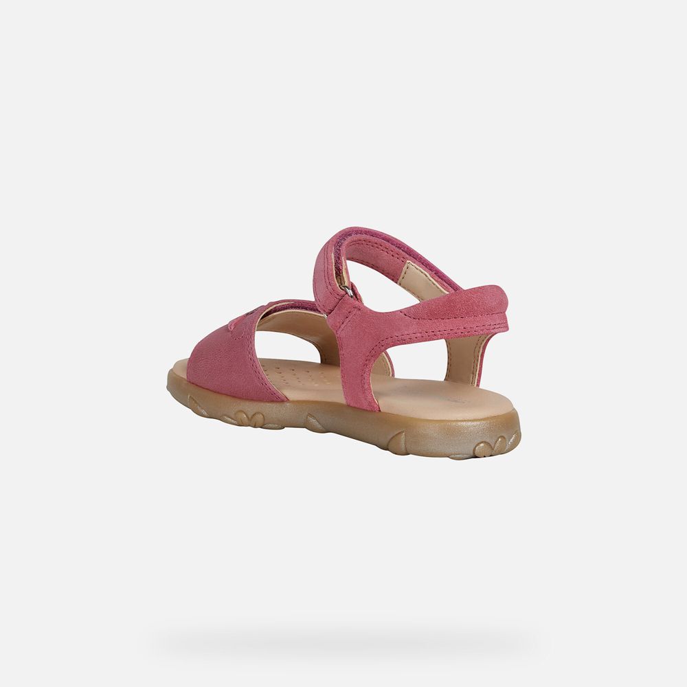 Geox Sandals Pink Haiti - Geox Girls Shoes - UGKBPZ895